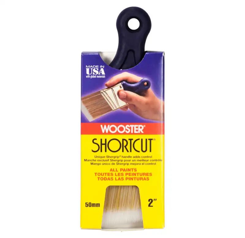 Wooster 2 in. Shortcut Polyester Angle Sash Brush