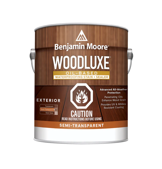 Woodluxe® Oil-Based Waterproofing Stain + Sealer - Semi-Transparent