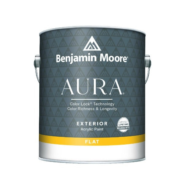 Aura Waterborne Exterior Paint - Flat Finish