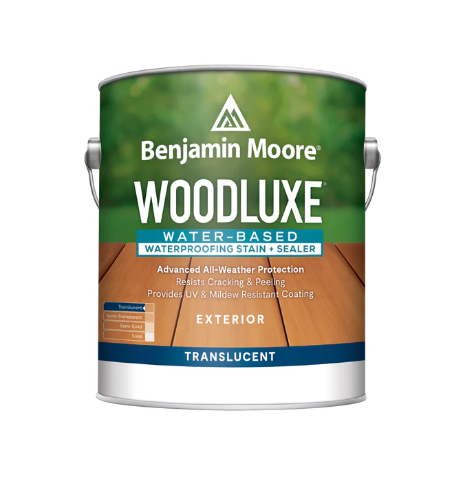 Woodluxe® Water-Based Waterproofing Stain + Sealer - Translucent