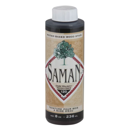 SamaN Water Based Stain Dark Walnut 236ml TEW-120