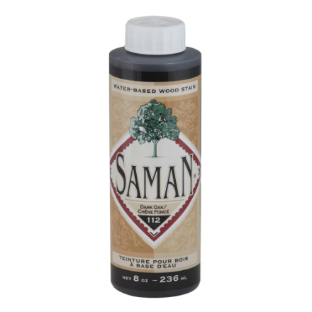 SamaN Water Based Stain Dark Oak   236ml  TEW-112