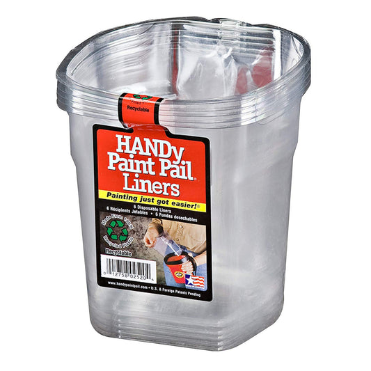 Bercom Handy Paint Pail Liner 6-Pack