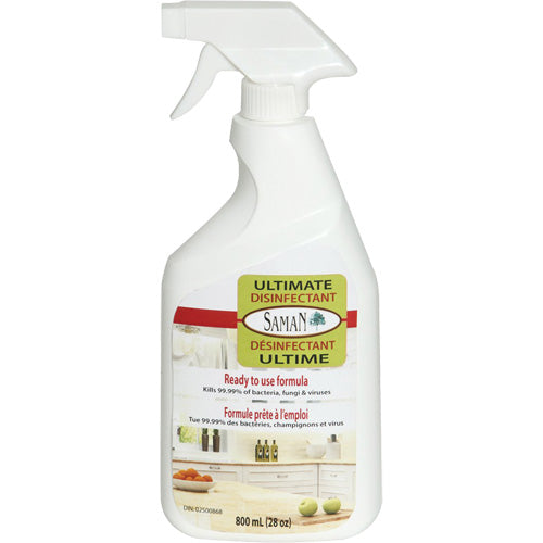 SamaN All Surface Disinfectant & Heavy Duty Cleaner – 800 ml Spay Bottle